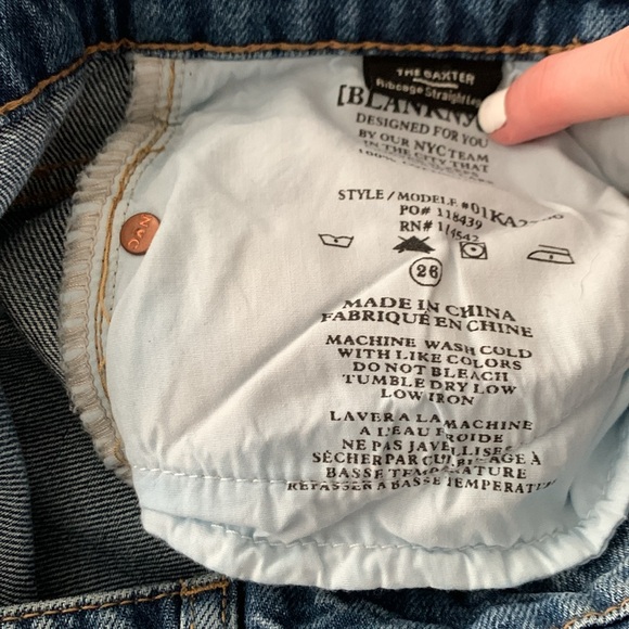 BLANK NYC THE BAXTER RIBCAGE STRAIGHT LEG - Picture 11 of 11